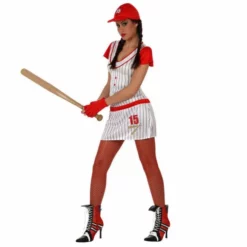 Disfracesjarana Disfraz De Jugadora De Béisbol