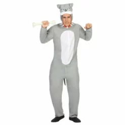 Disfracesjarana Disfraz De Perro Bulldog Gris
