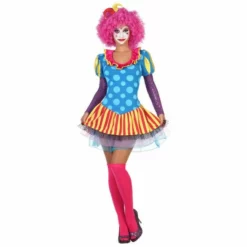 Disfracesjarana Disfraz De Payasa Colorines Con Tul