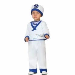 Disfracesjarana Disfraz Marinero Blanco Bebé
