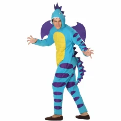 Disfracesjarana Disfraz De Dragón Azul