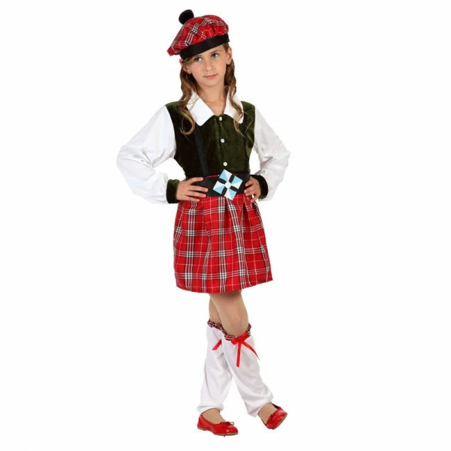 Disfracesjarana Disfraz De Escocesa Para Niña Barato 1 Disfracesjarana Disfraz De Escocesa Para Niña Barato