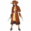 Disfracesjarana Disfraz De Vaquera Marrón Niña
