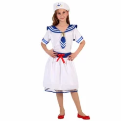 Disfracesjarana Disfraz De Marinera Blanca Niña