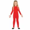 Disfracesjarana Disfraz De Maillot Rojo Spandex Infantil