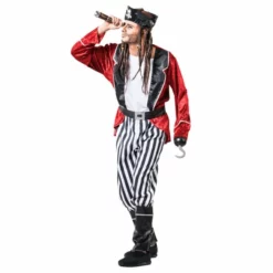 Disfracesjarana Disfraz De Pirata Barba Negra Para Hombre