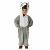 Disfracesjarana Disfraz De Lobo Gris Para Niño