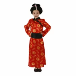 Disfracesjarana Disfraz De China Rojo Niña