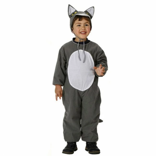 Disfracesjarana Disfraz De Lobo Gris Infantil 1 Disfracesjarana Disfraz De Lobo Gris Infantil