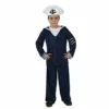 Disfracesjarana Disfraz De Marinero Azul Niño
