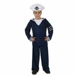 Disfracesjarana Disfraz De Marinero Azul Niño