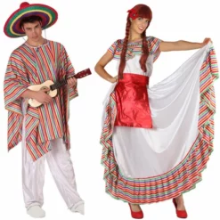 Disfracesjarana Pareja Mejicanos Adulto