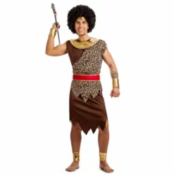 Disfracesjarana Disfraz De Guerrero Africano Para Hombre