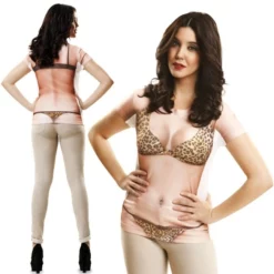 Disfracesjarana Disfraz Camiseta Chica Sexy Mujer