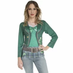Disfracesjarana Disfraz Camiseta Saint Patrick’s Day Mujer