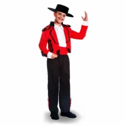Disfracesjarana Disfraz De Cordobés Rojo Para Niño