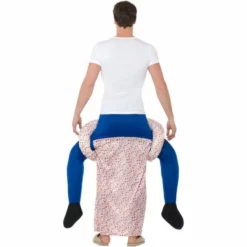 Disfracesjarana Disfraz De Abuela A Hombros -Disfraces Adultos Ventas disfraz de abuela a hombros espalda