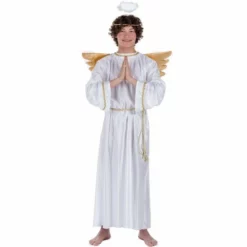 Disfracesjarana Disfraz De Ángel Navidad Con Alas Para Adulto