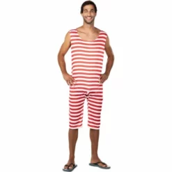 Disfracesjarana Disfraz De Bañista Forzudo Barato Para Hombre