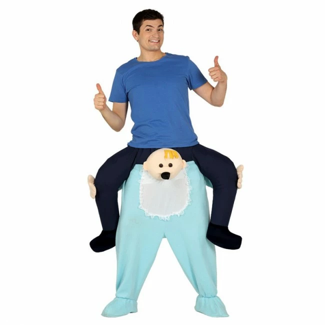 Disfracesjarana Disfraz De Bebé A Hombros Adulto 1 Disfracesjarana Disfraz De Bebé A Hombros Adulto