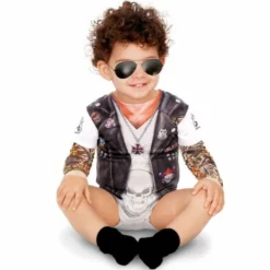 Disfracesjarana Disfraz De Body Motorista Para Bebé