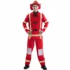 Disfracesjarana Disfraz De Bombero Rojo Para Hombre