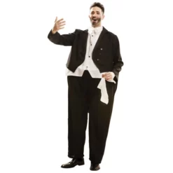 Disfracesjarana Disfraz De Cantante Ópera Pavarotti Gordinflón Para Adulto