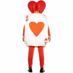 Disfracesjarana Disfraz De Carta As De Corazones Para Niños -Disfraces Adultos Ventas disfraz de carta as de corazones para ninos espalda