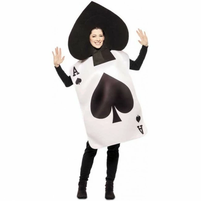 Disfracesjarana Disfraz De Carta As De Picas Para Adulto 2 Disfracesjarana Disfraz De Carta As De Picas Para Adulto - Imagen 2