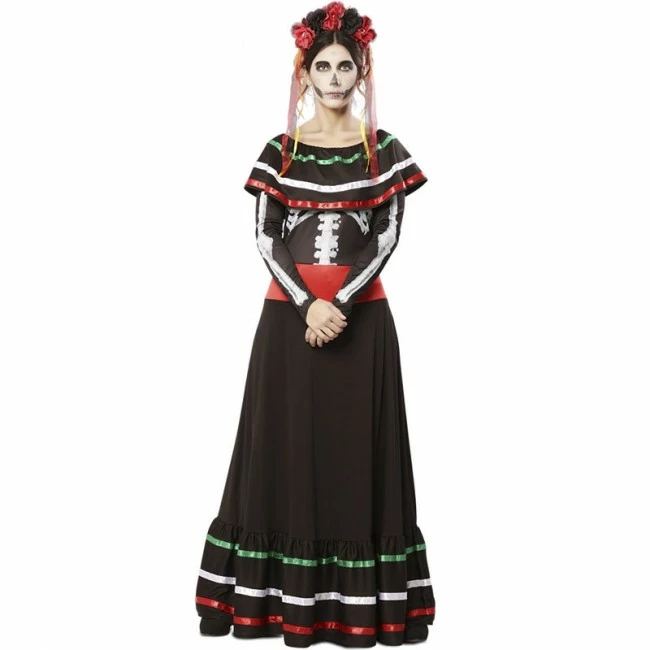 Disfracesjarana Disfraz De Catrina Siniestra Para Mujer 1 Disfracesjarana Disfraz De Catrina Siniestra Para Mujer