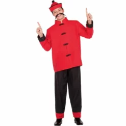 Disfracesjarana Disfraz De Chino Dragón Rojo Para Hombre
