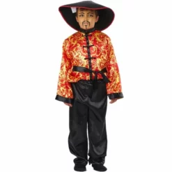 Disfracesjarana Disfraz De Chino Gran Dragón Para Niño