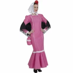 Disfracesjarana Disfraz De Chulapa Rosa Para Mujer