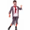 Disfracesjarana Disfraz De Colegial Zombi Sangriento Para Niño