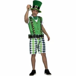 Disfracesjarana Disfraz De Duende Leprechaun Para Adulto