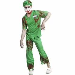 Disfracesjarana Disfraz De Enfermero Zombie Para Hombre