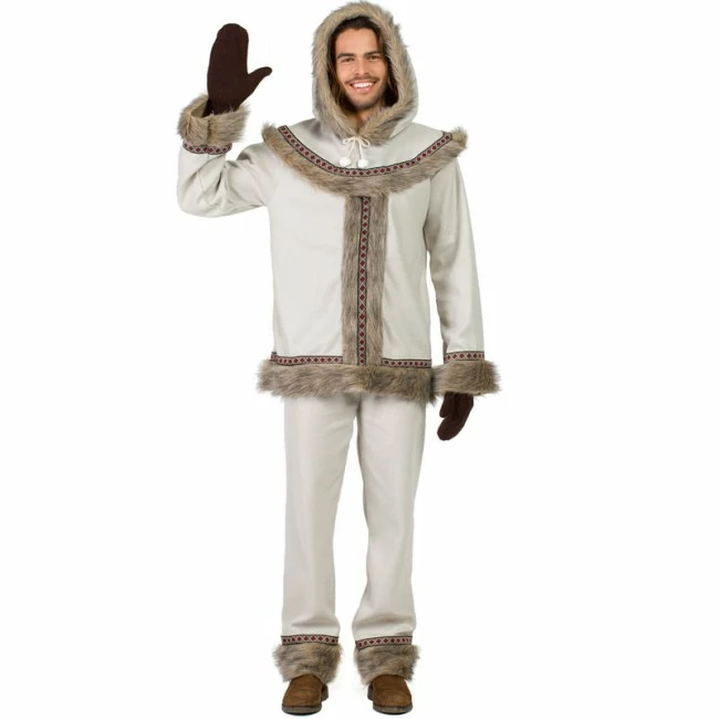 Disfracesjarana Disfraz De Esquimal Siberiano Para Hombre 1 Disfracesjarana Disfraz De Esquimal Siberiano Para Hombre