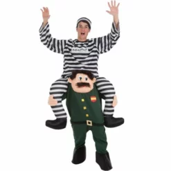 Disfracesjarana Disfraz De Guardia Civil Con Preso A Hombros Para Adulto