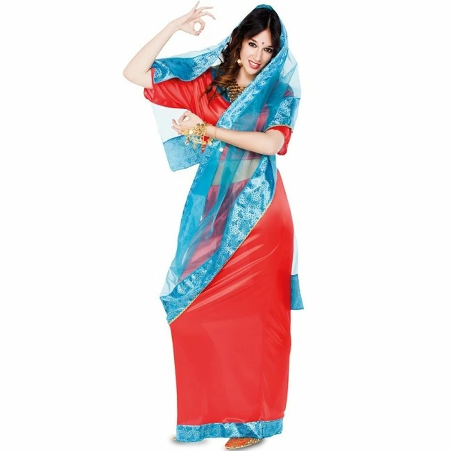 Disfracesjarana Disfraz De Hindú Bollywood Chica 1 Disfracesjarana Disfraz De Hindú Bollywood Chica