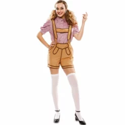Disfracesjarana Disfraz De Lederhose Oktoberfest Para Mujer