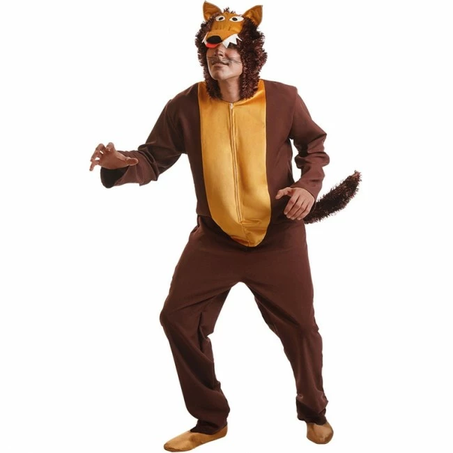 Disfracesjarana Disfraz De Lobo Marrón 1 Disfracesjarana Disfraz De Lobo Marrón