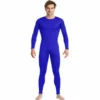 Disfracesjarana Disfraz De Maillot Azul Spandex Para Hombre