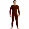 Disfracesjarana Disfraz De Maillot Marrón Spandex Para Hombre