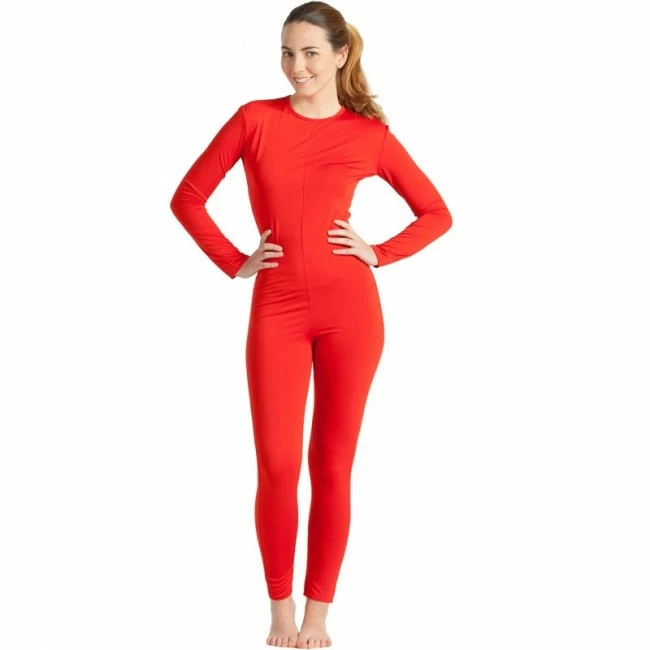 Disfracesjarana Disfraz De Maillot Rojo Spandex Para Mujer 1 Disfracesjarana Disfraz De Maillot Rojo Spandex Para Mujer