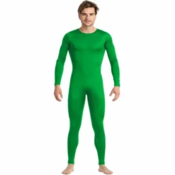 Disfracesjarana Disfraz De Maillot Verde Spandex Para Hombre