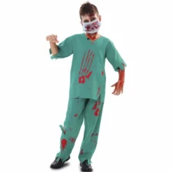 Disfracesjarana Disfraz De Médico Sangriento Para Niño