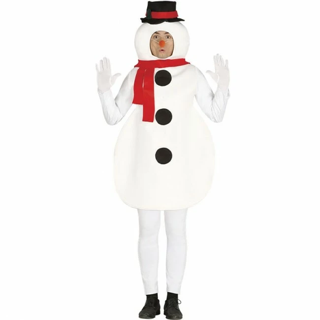 Disfracesjarana Disfraz De Muñeco De Nieve Para Hombre 1 Disfracesjarana Disfraz De Muñeco De Nieve Para Hombre