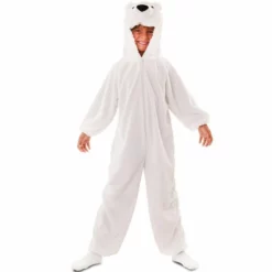 Disfracesjarana Disfraz De Oso Polar Peluche Para Niños