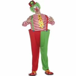 Disfracesjarana Disfraz De Payaso Divertido Para Hombre