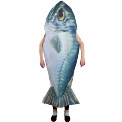 Disfracesjarana Disfraz De Pez Azul Para Hombre